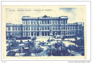 ROMA , Italy , PU-1922 ; Piazz Cavour-Palazzo di Giustizia