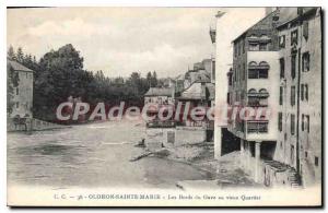 Postcard Old Oloron Ste Marie Les Bords Du Gave the old quarter