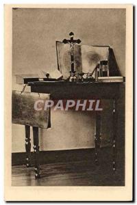 Old Postcard The Table Working Sainte Therese child Retained to Buissonnets