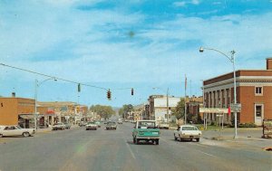 Cedar City Utah Main Street, Street Scene Vintage Postcard TT0056