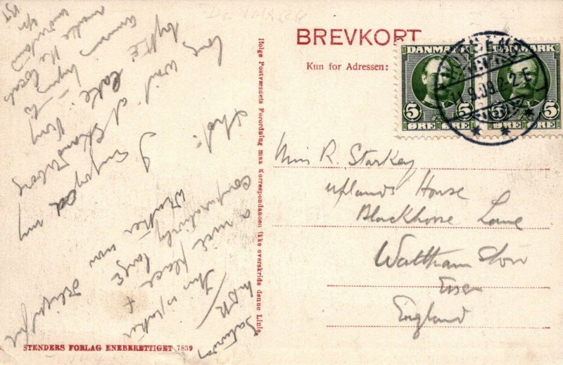 Denmark Postcard - Horsens - Parti Fra Aaboulevarden    T10453