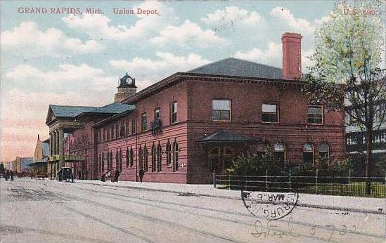Michigan Grand Rapids Union Depot 1908
