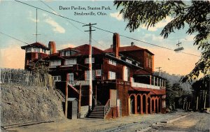 Steubenville Ohio 1913 Postcard Dance Pavilion Stanton Park