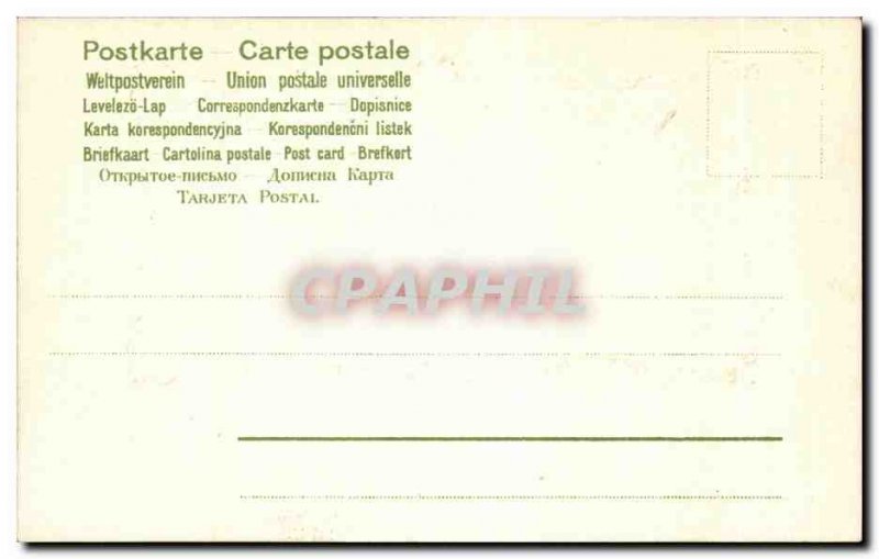 Old Postcard View of windmill Holland Windmill