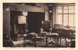 WENDOVER BUCKINGHAMSHIRE UK THE RED LION HOTEL OLD FIRE PLACE ROOM POSTCARD