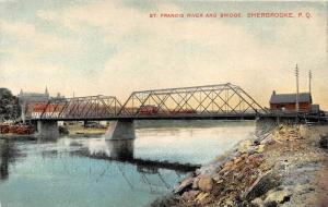 Quebec  Sherbrooke  St. Francis river and  Bridge