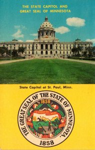 Minnesota St Paul State Capitol Building and State Seal