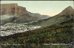 south africa, CAPE TOWN, Section 4, Panorama (ca. 1905) 