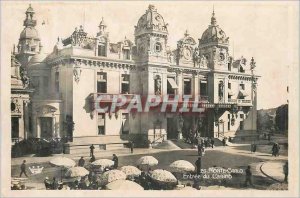 Modern Postcard Monte Carlo Casino Entrance