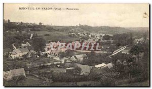 Old Postcard Bonneuil-en-Valois panorama