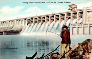 Missouri Lake Of The Ozarks Fishing Below Bagnell Dam Curteich