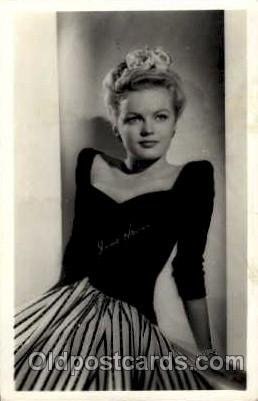 June Haver Actress/ Actor June Haver Unused 