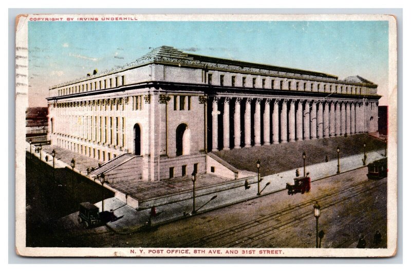 Post Office Building 8th and 31st Street New York City NY NYC DB Postcard U2