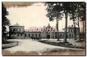 Saint Pol - La Gare - Old Postcard