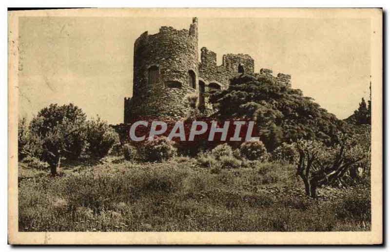 Old Postcard From Around Lavandou Bormes les Mimosa Le Vieux Chateau