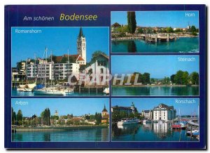 Modern Postcard Am Schonen Bodensee Romanshorn Horn Steinach