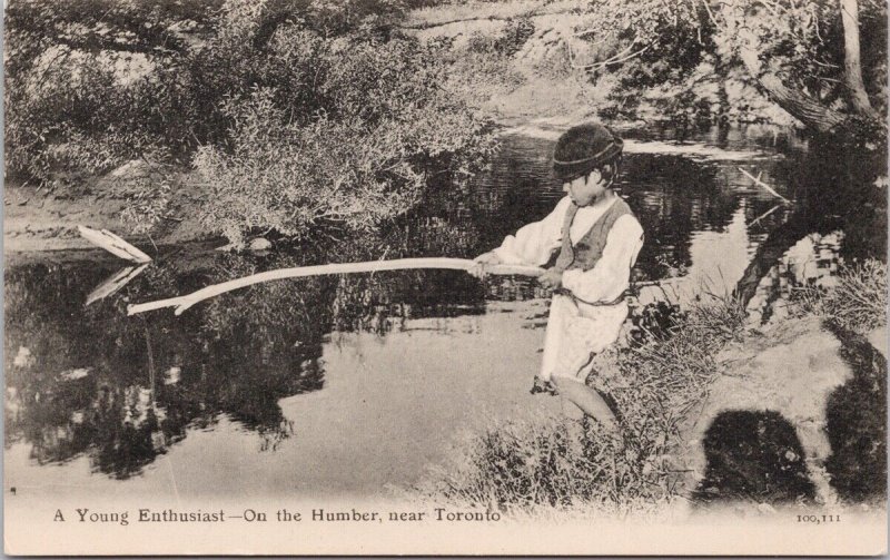 Boy Fishing Art -  Canada