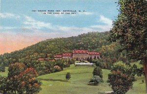 Postcard Grove Park Inn Asheville NC Land of Sky