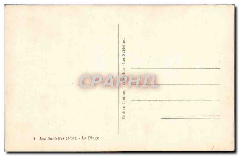 Postcard Modern Sablettes The Beach