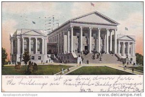 Virginia Richmond Stae Capitol 1908