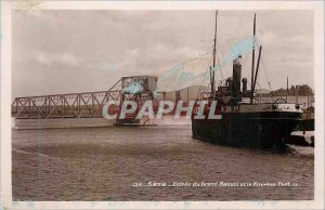Old Postcard Sete Great Basin Entree and New Bridge Boat