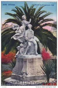 La Stature De Fragonard, Grasse (Alpes Maritimes), France, 1900-1910s
