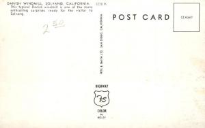 Danish Windmill at Solvang CA, California