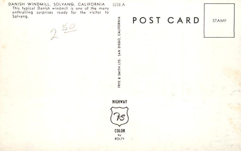 Danish Windmill at Solvang CA, California