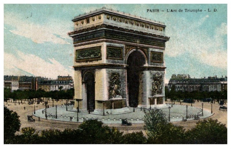 France  Paris,   L'Arc de Triomphe