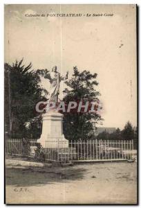 Old Postcard Calvary of Pontchateau Le Sacre Coeur