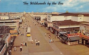 Boardwalk Looking North from Playland in Wildwood-by-the Sea, New Jersey