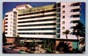 c1963 Casablanca on Ocean at Miami Beach in Florida VINTAGE Postcard 0783