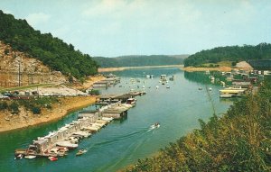 USA Norris Dam and Lake Norris Tennessee Chrome Postcard 03.95