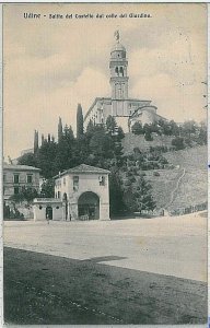 UDINE city vintage postcard - CASTLE-