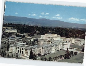 Postcard Aerial View of Palais des Nations Geneva Switzerland