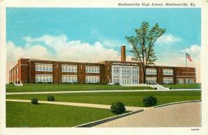 KY, Madisonville, Kentucky, High School, Curteich No. 8A899