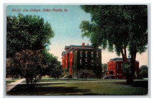 Coe College Buildings Cedar Rapids Iowa IA UNP DB Postcard Y5