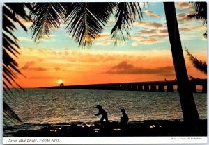 Postcard - Seven Mile Bridge, Florida Keys, USA