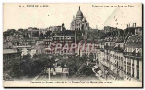 Paris - 9- Reservoir d & # 39Eau City Panorama ddu square d & # 39Anvers Sacr...