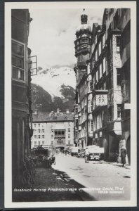 Austria Postcard - Innsbruck Herzog Friedrichstrasse u.Goldenes Dachl    RS12172