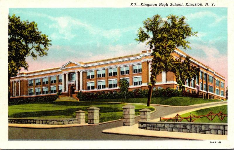 New York Kingston High School Curteich