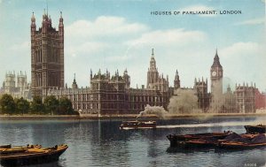 London Thames navigation & sailing Parliament coal barge paddle steamer cruise