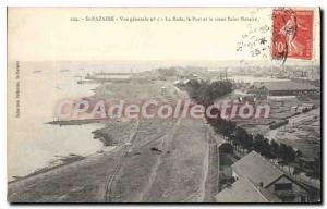 Postcard Old St Nazaire General view La Rade The Port and the old Saint Nazaire