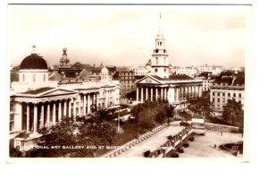 Real Photo, National Art Gallery, St Martin's Church, London, England