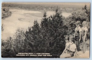 Inspiration Point Camp Cimmaron Oklahoma City Council Camp Fire Girls Postcard