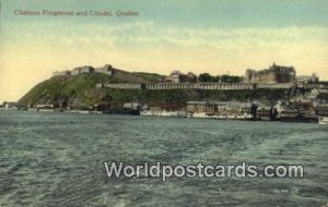 Chateau Frontenac & Citadel Quebec Canada Unused 