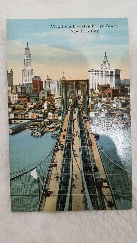 View from Brooklyn Bridge Tower, New York City