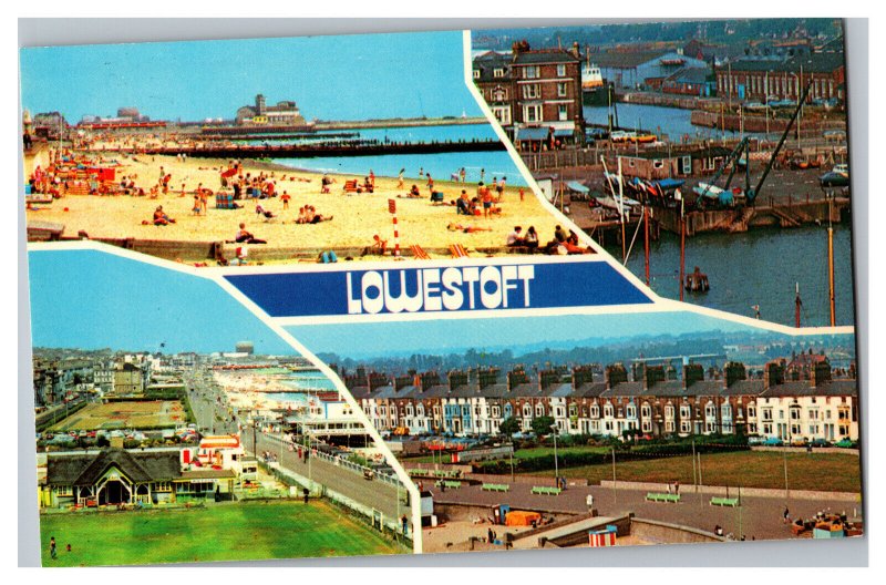 Postcard Lowestoft Suffolk England Multi View Card