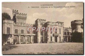 Old Postcard Auvergne Issoire Chateau de la Grangefort frontage West