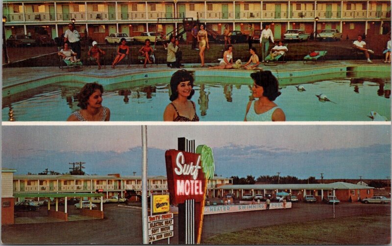 Surf Motel Santa Rosa NM Postcard PC427